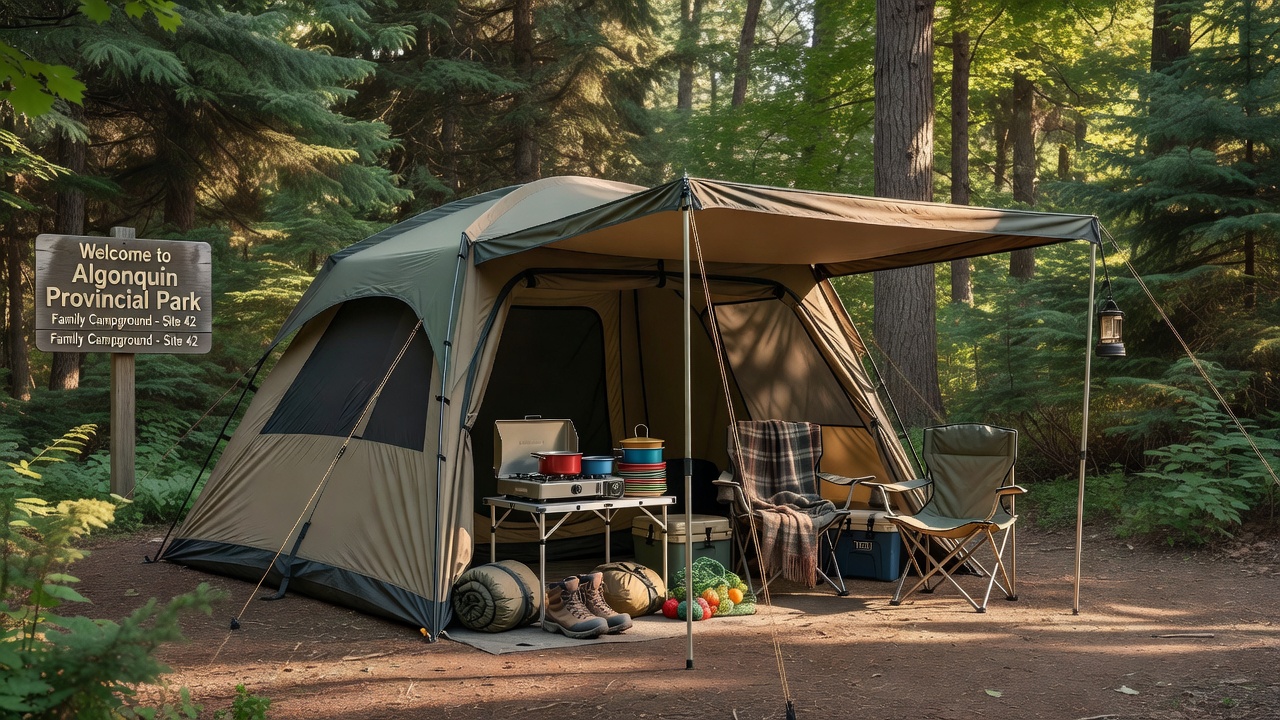 Large family tent