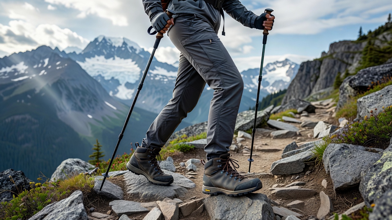 Hiker in the Coast Mountains